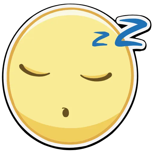 😴 Эмодзи «Смайлы» для Telegram