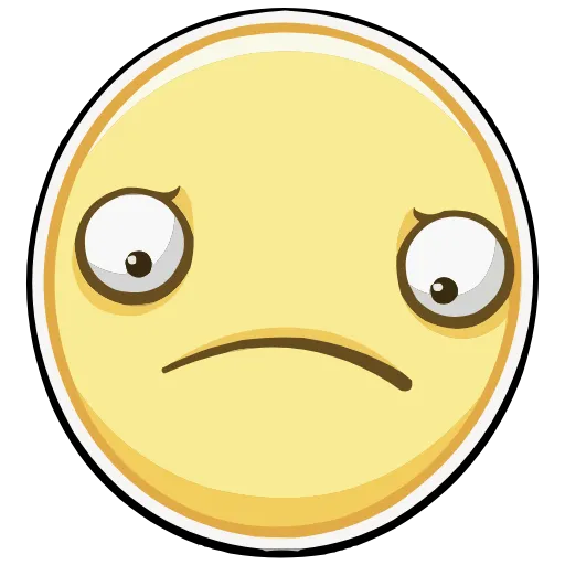 😔 Эмодзи «Смайлы» для Telegram
