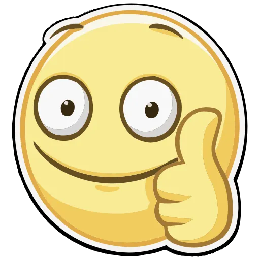 👍 Эмодзи «Смайлы» для Telegram