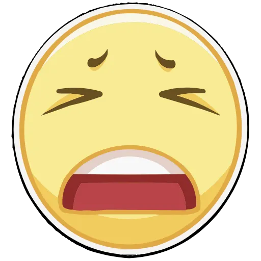 😫 Эмодзи «Смайлы» для Telegram