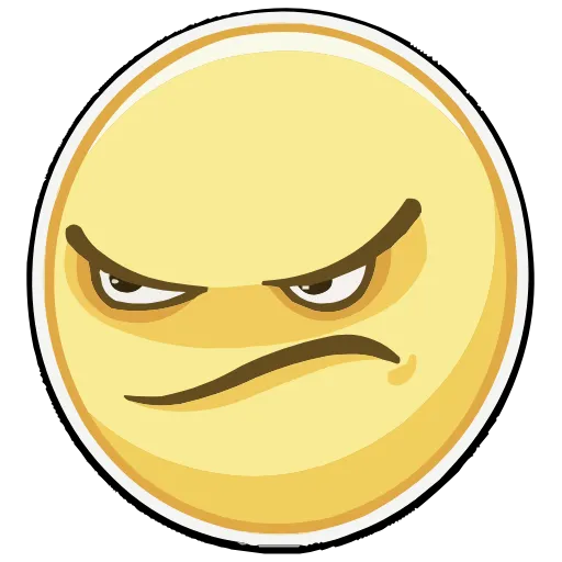 😒 Эмодзи «Смайлы» для Telegram
