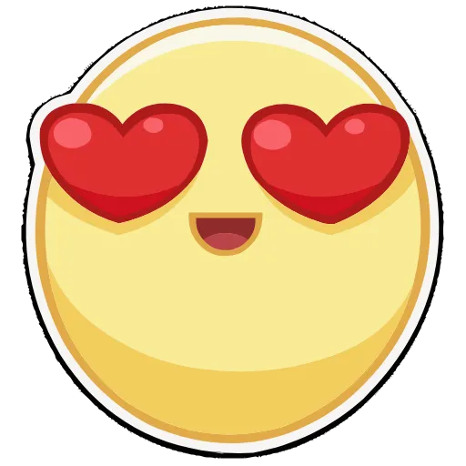 😍 Эмодзи «Смайлы» для Telegram
