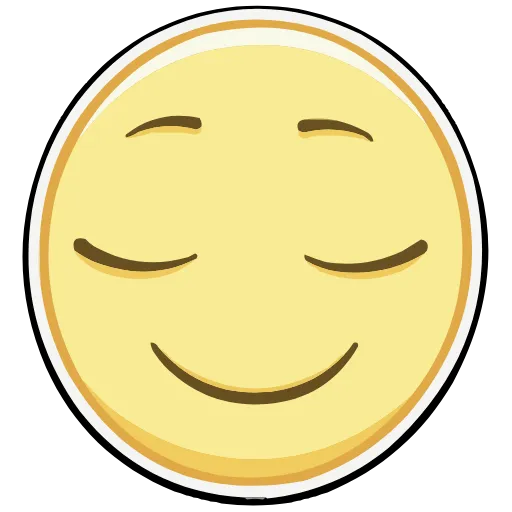😌 Эмодзи «Смайлы» для Telegram
