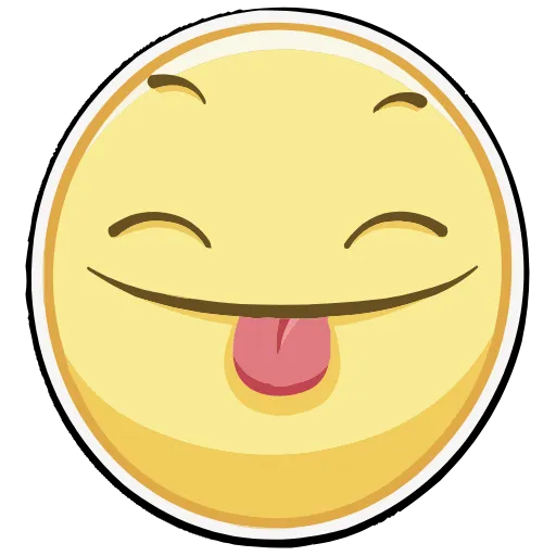 😝 Эмодзи «Смайлы» для Telegram