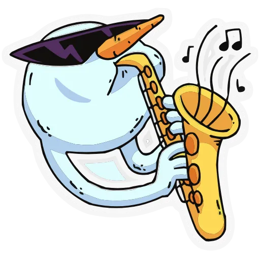 🎷 Эмодзи «Набор эмоджи со Снегорием из ВК в качестве» для Telegram