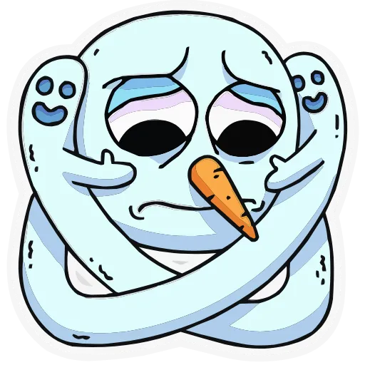 🤗 Эмодзи «Набор эмоджи со Снегорием из ВК в качестве» для Telegram