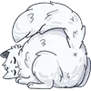 😴 Эмодзи «👋 Снежик» для Telegram