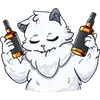 🍻 Эмодзи «👋 Снежик» для Telegram
