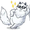 😎 Эмодзи «👋 Снежик» для Telegram