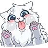 😛 Эмодзи «👋 Снежик» для Telegram