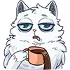 ☕️ Эмодзи «👋 Снежик» для Telegram