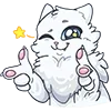 😉 Эмодзи «👋 Снежик» для Telegram