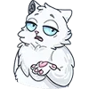 😒 Эмодзи «👋 Снежик» для Telegram