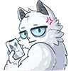 🫤 Эмодзи «👋 Снежик» для Telegram
