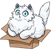 🐈 Эмодзи «👋 Снежик» для Telegram