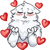 🥰 Эмодзи «👋 Снежик» для Telegram