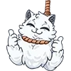 👍 Эмодзи «👋 Снежик» для Telegram