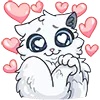 🥰 Эмодзи «👋 Снежик» для Telegram