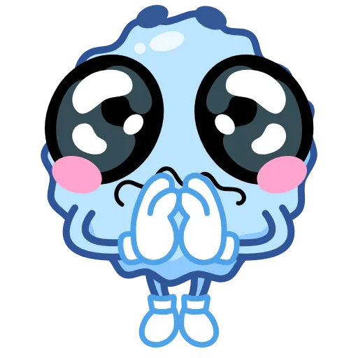 🥺 Эмодзи «Снежок -» для Telegram