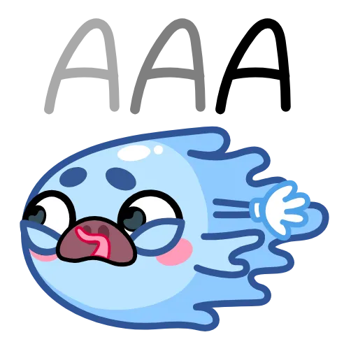 😠 Эмодзи «Снежок -» для Telegram