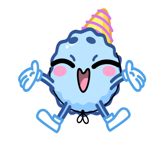 🥳 Эмодзи «Снежок -» для Telegram