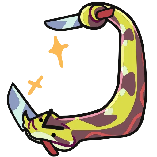 🐍 Эмодзи «Змеюки» для Telegram