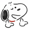 😉 Эмодзи «Snoopy Drawn» для Telegram
