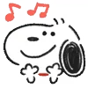 🎧 Эмодзи «Snoopy Drawn» для Telegram
