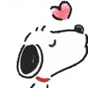 😘 Эмодзи «Snoopy Drawn» для Telegram