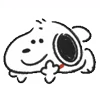 ☺️ Эмодзи «Snoopy Drawn» для Telegram