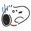 😨 Эмодзи «Snoopy Drawn» для Telegram