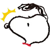 😳 Эмодзи «Snoopy Drawn» для Telegram