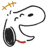 😀 Эмодзи «Snoopy Drawn» для Telegram