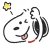 😋 Эмодзи «Snoopy Drawn» для Telegram