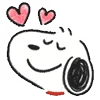 🥰 Эмодзи «Snoopy Drawn» для Telegram