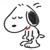 😔 Эмодзи «Snoopy Drawn» для Telegram