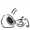😑 Эмодзи «Snoopy Drawn» для Telegram
