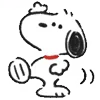 🏃 Эмодзи «Snoopy Drawn» для Telegram