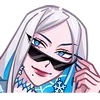 😎 Эмодзи «Снежная Карина» для Telegram