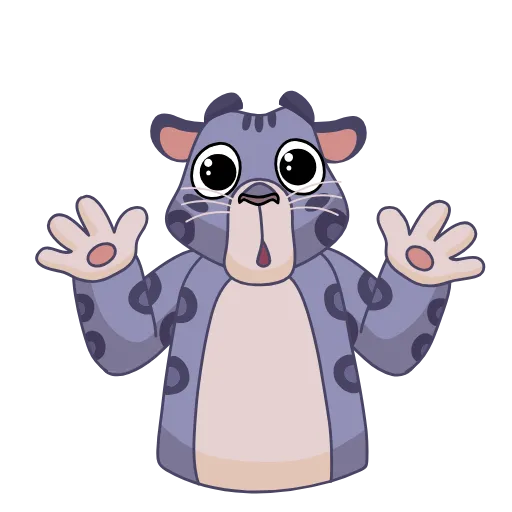 😟 Эмодзи «Snow Leopard» для Telegram