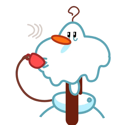 ☕️ Эмодзи «Снеговичок - Snowman animated» для Telegram