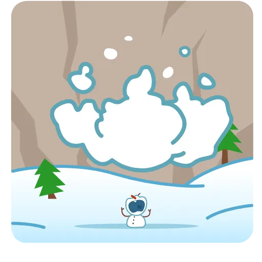 😫 Эмодзи «Снеговичок - Snowman animated» для Telegram