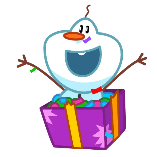 🎁 Эмодзи «Снеговичок - Snowman animated» для Telegram