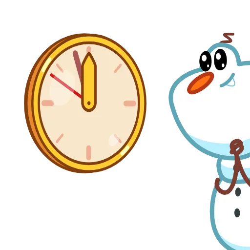 ☺️ Эмодзи «Снеговичок - Snowman animated» для Telegram