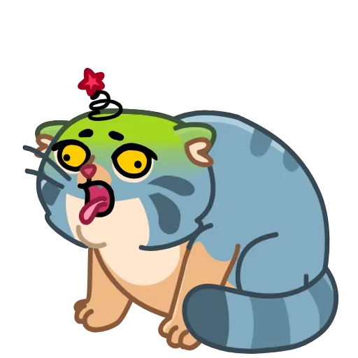 🤢 Эмодзи «Snow Manul» для Telegram