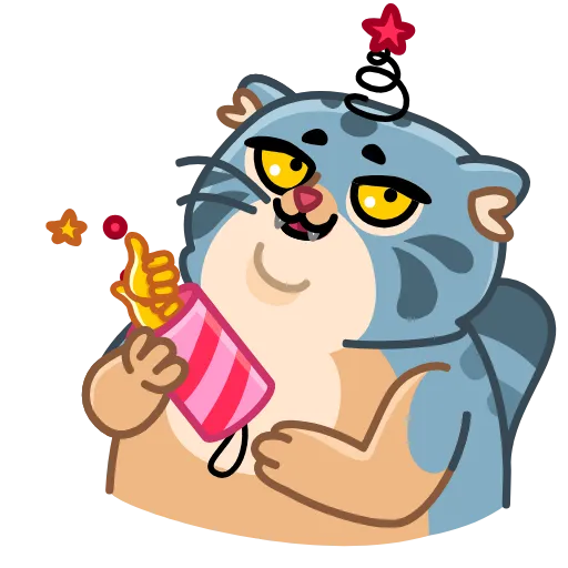 👍 Эмодзи «Snow Manul» для Telegram
