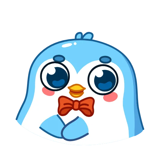 Стикерпак 👏 Пингвин Снежок / Snowy the Penguin для Telegram