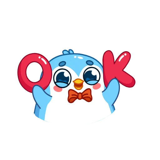 👌 Эмодзи «👏 Пингвин Снежок / Snowy the Penguin» для Telegram