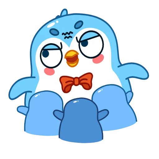 😑 Эмодзи «👏 Пингвин Снежок / Snowy the Penguin» для Telegram