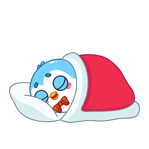😴 Эмодзи «👏 Пингвин Снежок / Snowy the Penguin» для Telegram